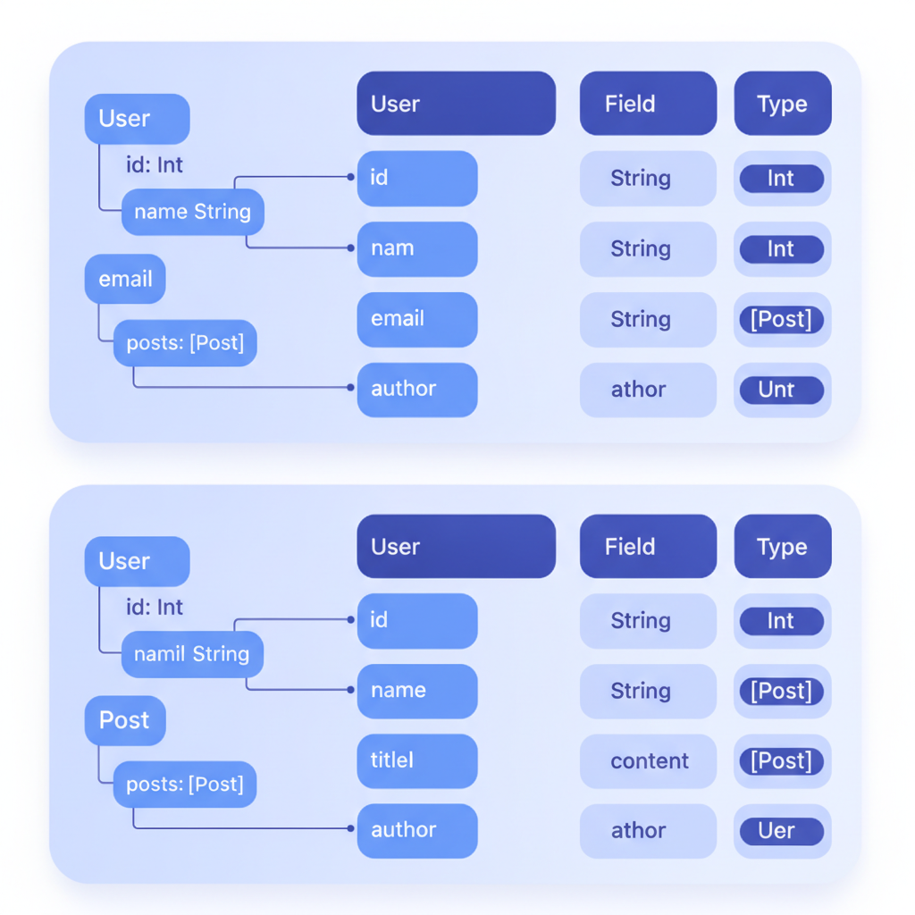 Split-pane view of a Data Structures definition on the left and the rendered schema table on the right in Apidoke's editor